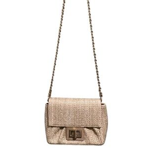 ASOS Tan Woven Crossbody Bag